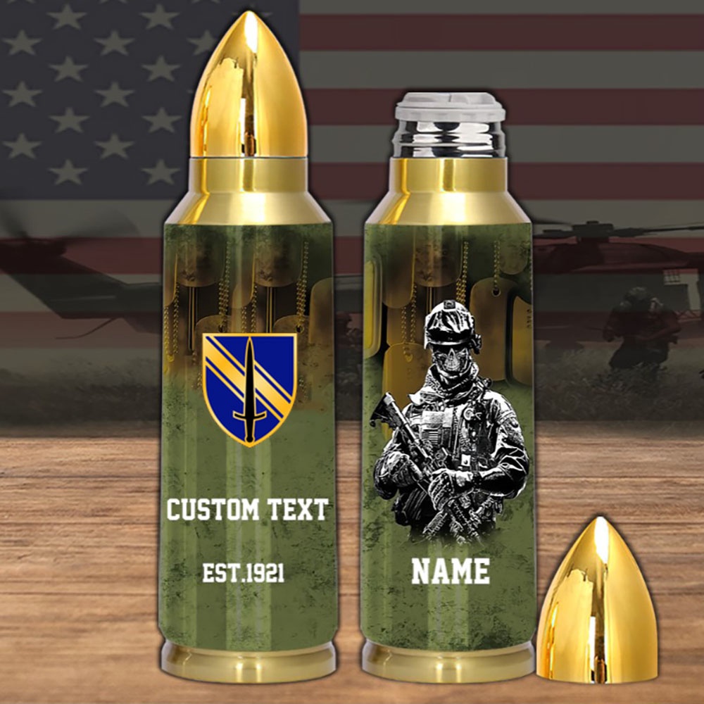 Veteran Army Security Force Assistance Command 1st Security Force Bullet Tumbler, Army Tumbler, Bullet Tumbler, Military Tumbler