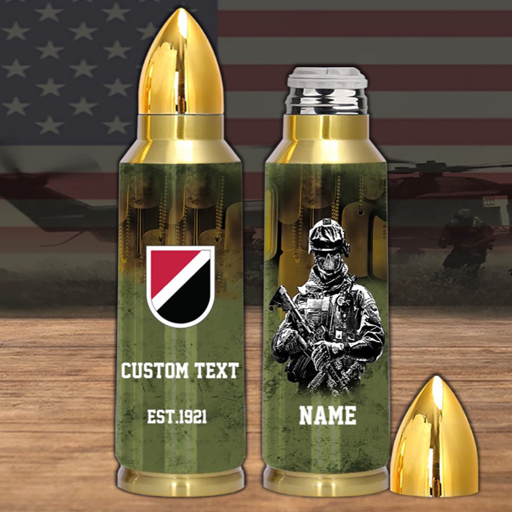 Veteran Army Special Operations Command 6th Special Forces GrouR4 Bullet Tumbler, Army Tumbler, Bullet Tumbler, Military Tumbler