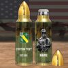 Veteran First US Army 1st Battalion 53nd lnfantry Bullet Tumbler, Army Tumbler, Bullet Tumbler, Military Tumbler, Personalized Gift