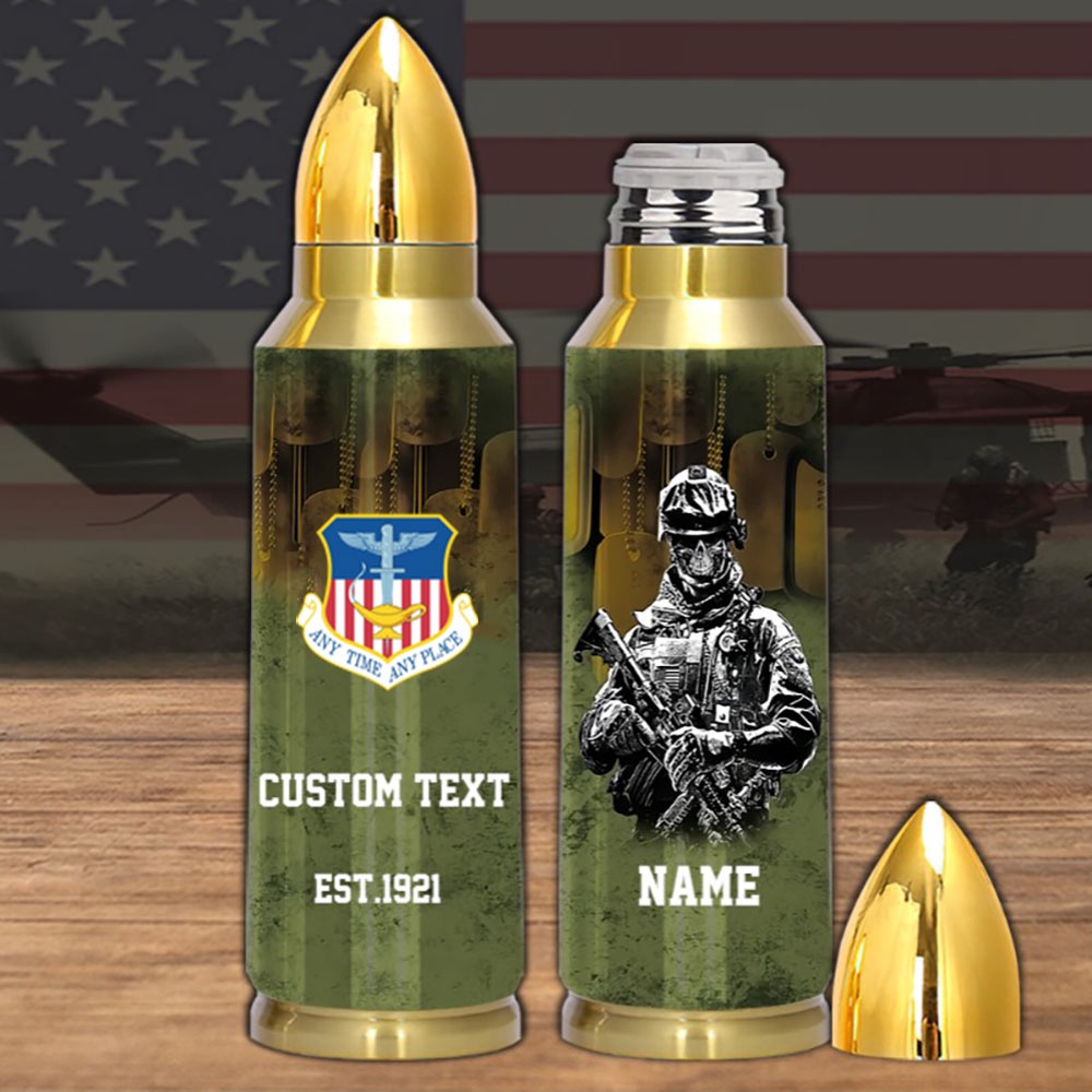 Veteran US Air Force 1st Special Operations Bullet Tumbler, Us Air Force Tumbler, Bullet Tumbler, Military Tumbler