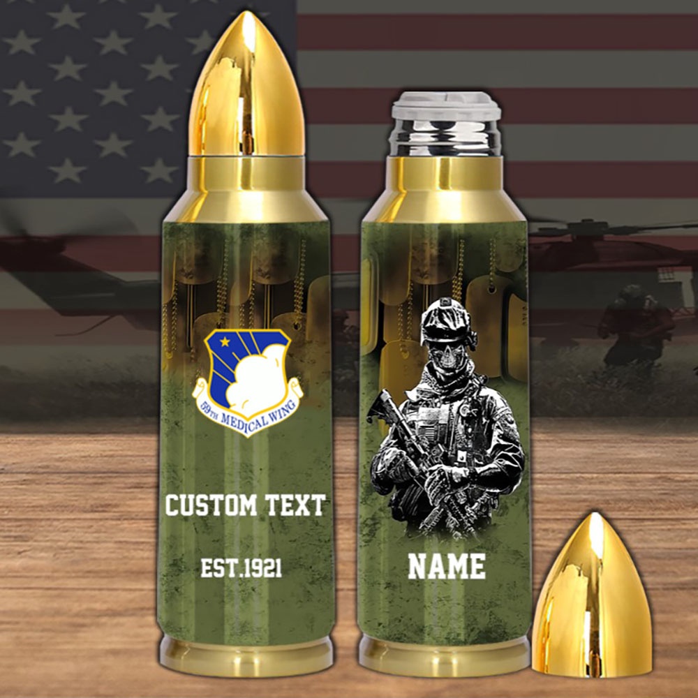 Veteran US Air Force 59th Medical Wing Bullet Tumbler, Us Air Force Tumbler, Bullet Tumbler, Military Tumbler
