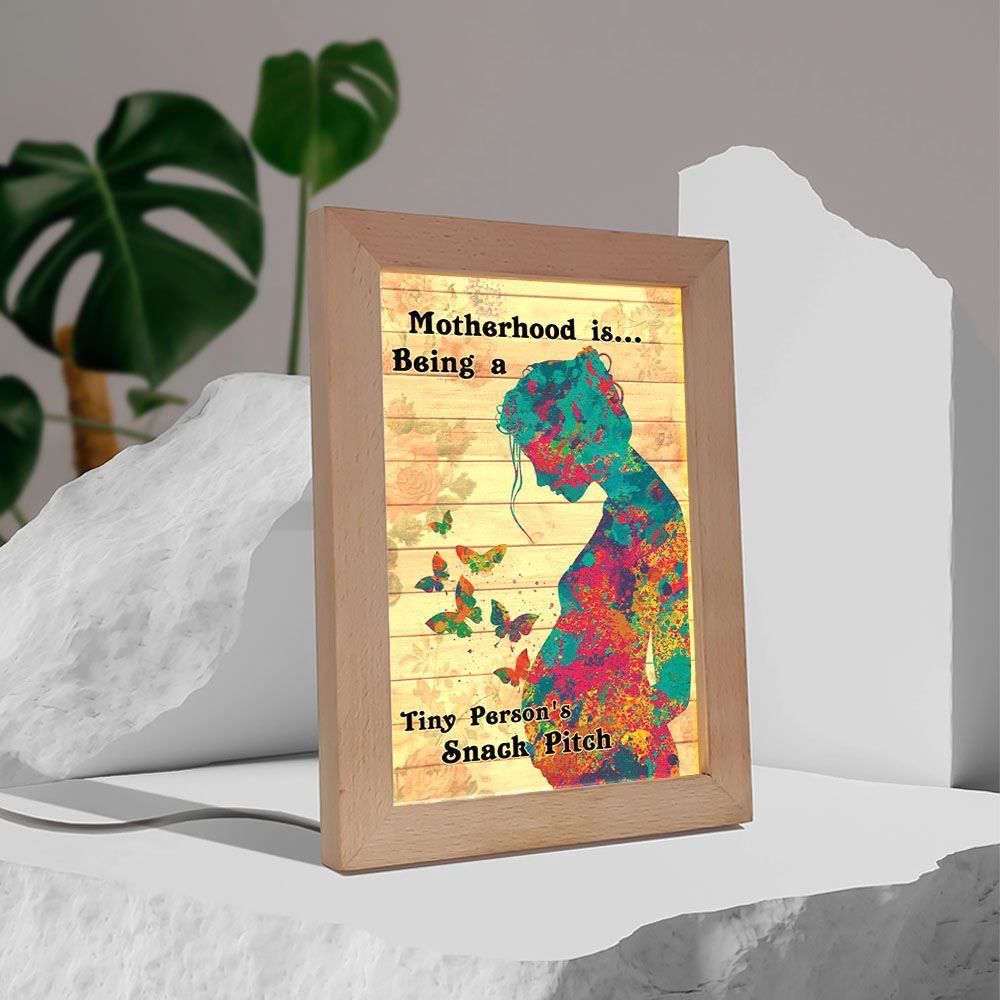 Vintage Rose Butterfly Mama Frame Lamp, Picture Frame Light, Frame Lamp, Mother’s Day Gifts