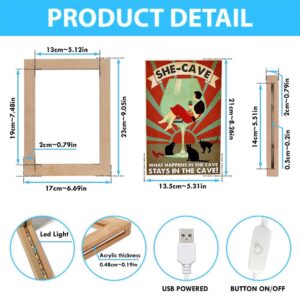 Wine Cat What Happens In The Cave Stays In The Cave Frame Lamp Picture Frame Light Frame Lamp Mother s Day Gifts 4 kmqobv.jpg