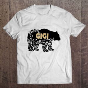 Women Gift For Grandmother Gigi Bear T-Shirt,&hellip;