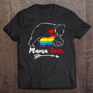 Womens Lgbt Mama Bear Gay Pride Proud&hellip;