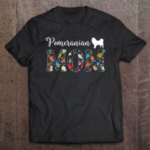 Womens Pomeranian Mom Tee Shirt For Women&hellip;