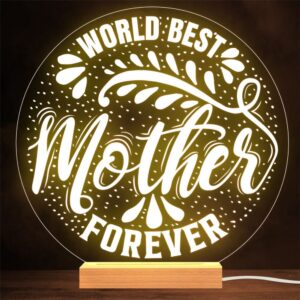 Worlds Best Mother Mother’s Day Round Gift&hellip;