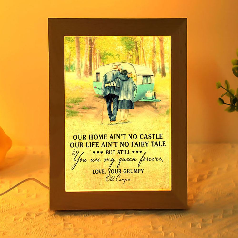 You Are My Queen Forever Frame Lamp, Picture Frame Light, Frame Lamp, Mother’s Day Gifts