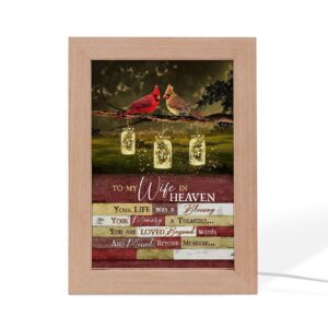 Your Life Was A Blessing Frame Lamp,&hellip;