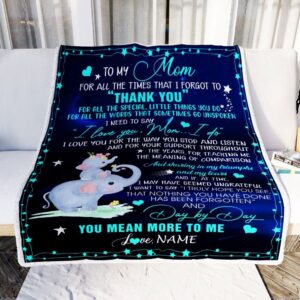 to My Mom Blanket from Daughter Elephant&hellip;