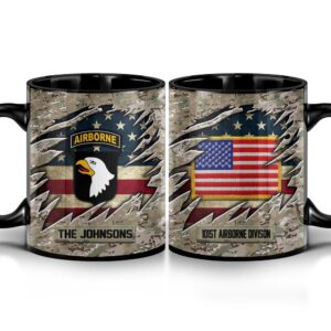 101st Airborne Division Camo Mug Proudly Served&hellip;