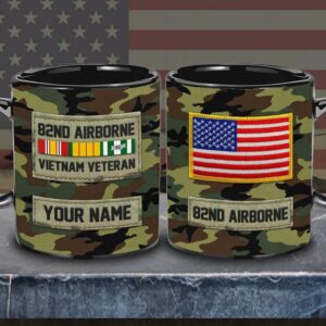82nd Airborne Vietnam Veteran Mug, Military Veteran&hellip;