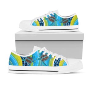 Aboriginal shoes blue turtles painting art Low Top Shoes Low Tops Low Top Sneakers 2 atofz1.jpg
