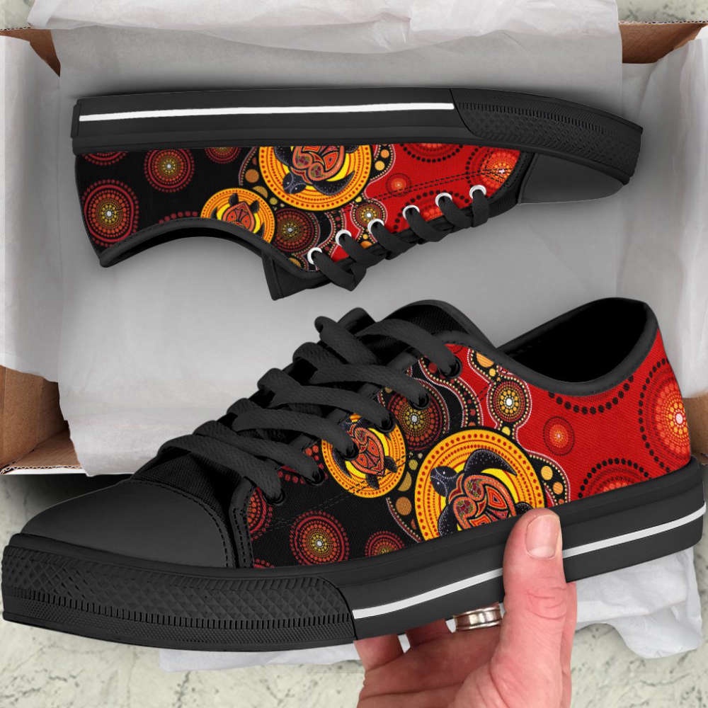 Aboriginal shoes turtles colourful painting art Low Top Shoes, Low Tops, Low Top Sneakers