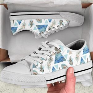 Abstract Grunge Boho Pattern Low Top ShoesUnisex&hellip;