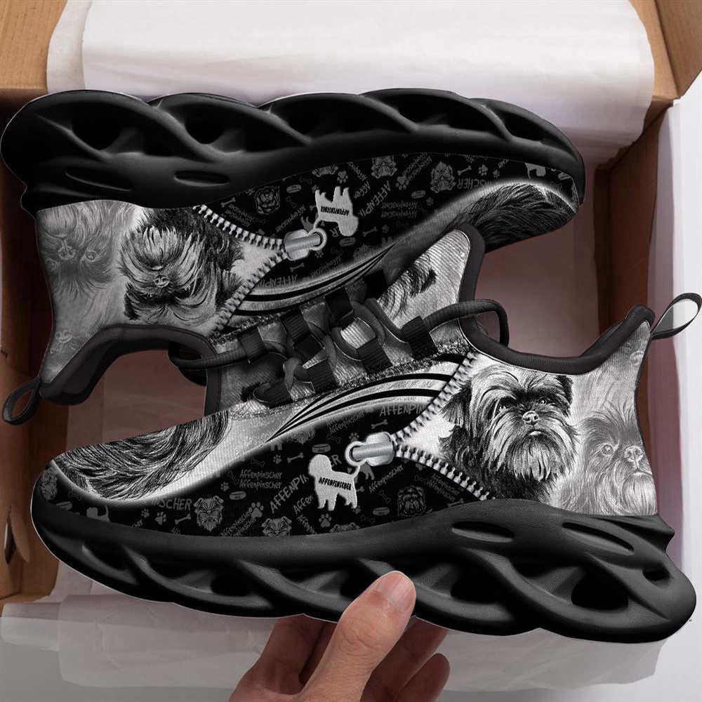 Affenpinscher Sketch Max Soul Shoes, Max Soul Sneakers, Max Soul Shoes