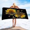 Amazing Grace How Sweet The Sound Personalized Beach Towel, Christian Beach Towel, Summer Towels