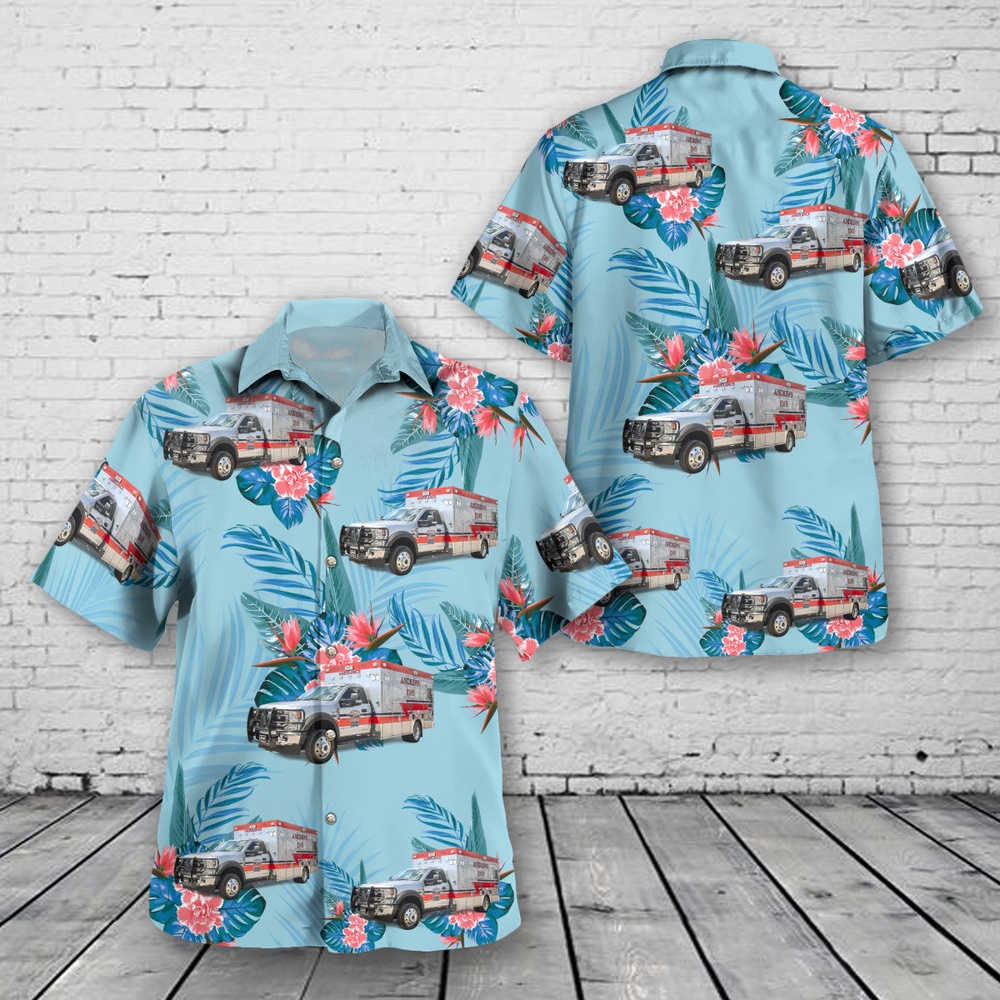 Andrews, Texas, Andrews EMS Hawaiian Shirt, Texas Hawaii Shirt, Texas Shirt
