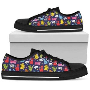 Animal Cat Low Top Shoes Sneaker, Low&hellip;