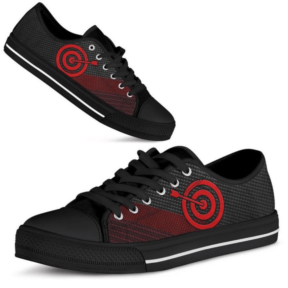 Archery Tileable Carbon Low Top Shoes Sneaker, Low Top Sneakers, Sneakers Low Top