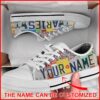 Aries Zodiac Sign Inscription Personalized Canvas Low Top Shoes, Low Top Designer Shoes, Low Top Sneakers
