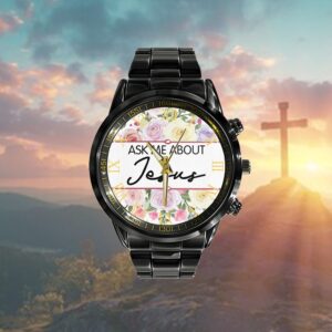 Ask Me About Jesus Watch, Christian Watch,&hellip;
