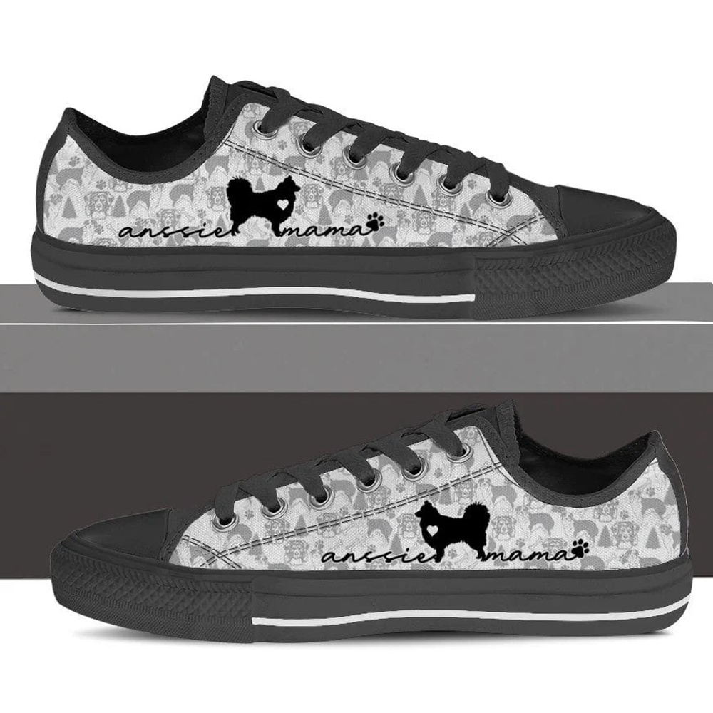 Australia Shepherd Low Top Shoes, Christmas Holiday Gift For Dog Lovers, Designer Low Top Shoes, Low Top Sneakers