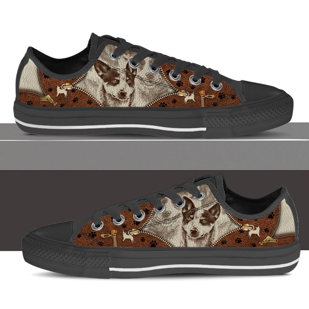 Australian Cattle Dog Low Top Shoes, Low Top Sneaker, Low Top Sneakers, Low Top Designer Shoes