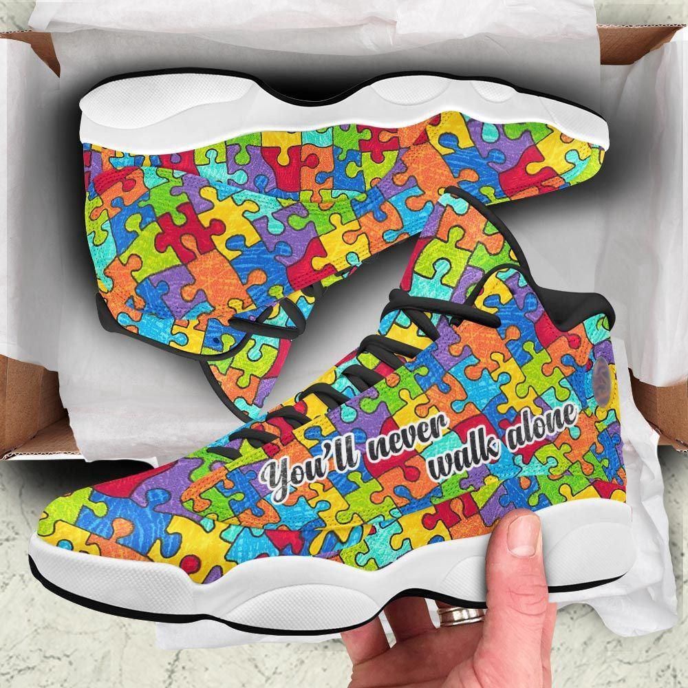Autism You Will Never Walk Alone Basketball Shoes , Autism Awareness Basketball Shoes, Basketball Shoes 2024 Autism You Will Never Walk Alone Basketball Shoes , Autism Awareness Basketball Shoes, Basketball Shoes 2024