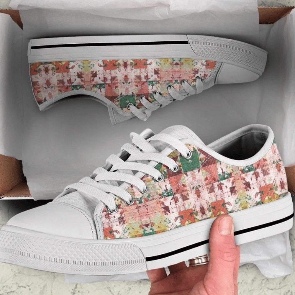 Aztec Vintage Pattern Low Top Shoes Sneaker, Low Top Designer Shoes, Low Top Sneakers