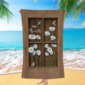 Baby Daisy Flower Hummingbird Just Breathe Beach&hellip;