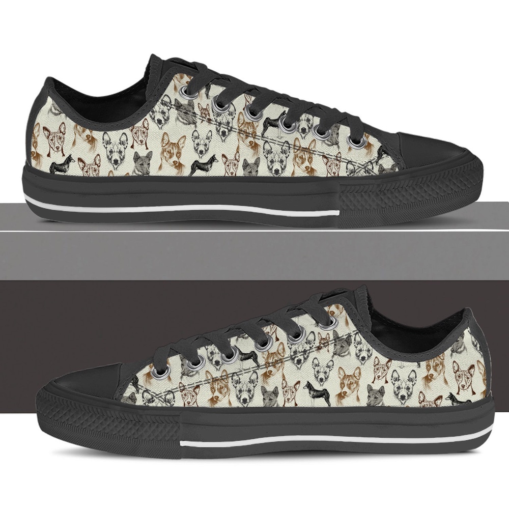 Basenji Low Top Shoes, Low Top Sneaker, Designer Low Top Shoes, Low Top Sneakers