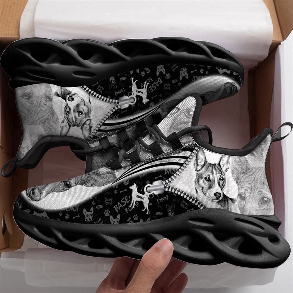 Basenji Sketch Max Soul Shoes, Max Soul Sneakers, Max Soul Shoes