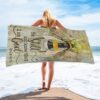 Be Still And Know That I Am God Bee Beach Towel, Christian Beach Towel, Summer Towels