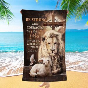 Be Strong And Courageous Lion White Lamb&hellip;