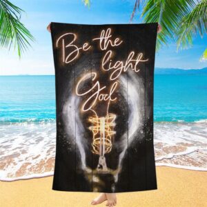Be The Light God Beach Towel, Christian&hellip;