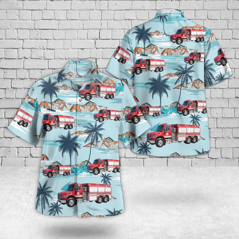 Beaumont, Texas, Jefferson County ESD No.4 Hawaiian Shirt, Texas Hawaii Shirt, Texas Shirt
