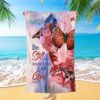 Beautiful Girl A Dance With Jesus Beach Towel, Christian Beach Towel, Summer Towels