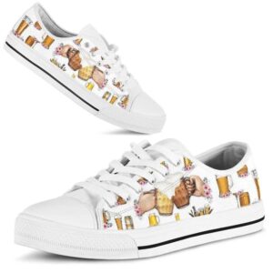 Beer Hobby Flower Watercolor Low Top Shoes,&hellip;