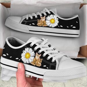 Bengal Cat Lover Shoes Daisy Petal Low&hellip;