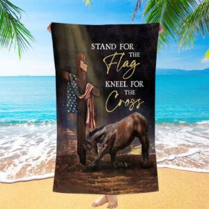 Black Horse Cross Stand For The Flag&hellip;