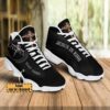 Black Cross Walk By Faith Jesus Custom Name Basketball Shoes, Christian Basketball Shoes, Basketball Shoes 2024