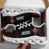 Black Jesus Walk By Faith Running Sneakers 1 Max Soul Shoes, Max Soul Sneakers, Max Soul Shoes