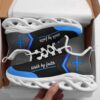 Black Jesus Walk By Faith Running Sneakers 2 Max Soul Shoes, Max Soul Sneakers, Max Soul Shoes