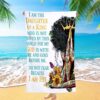 Black Women Sunflower Beach Towel, African American Woman Beach Towel, Christian Beach Towel, Summer Towels