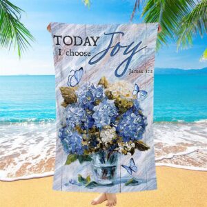 Blue Hydrangea Butterfly Today I Choose Joy&hellip;
