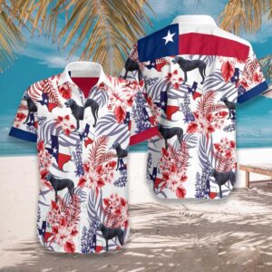 Bluebonnet Texas Dog Hawaiian Shirt Hawaiian Shirt,&hellip;