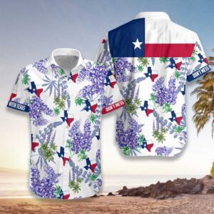 Bluebonnet Texas Hawaiian Shirt, Texas Hawaii Shirt,&hellip;