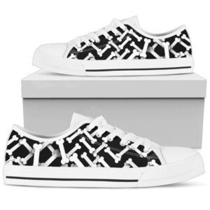 Bones Pattern Low Top Shoes Stylish Footwear,&hellip;