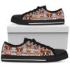 Boston Terrier Pattern Low Top Shoes, Designer Low Top Shoes, Low Top Sneakers